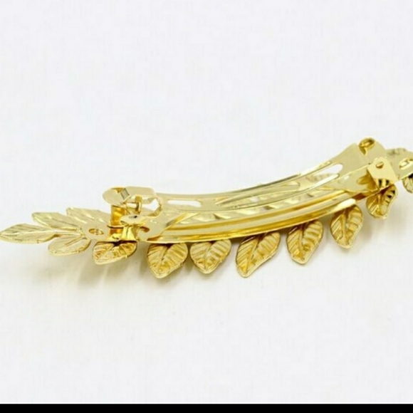 🌟3/$10💥Gold leaf hair barrettes - Picture 5 of 5